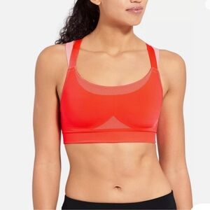Athleta Two Layer Sports Bra Seamless double layer size Small